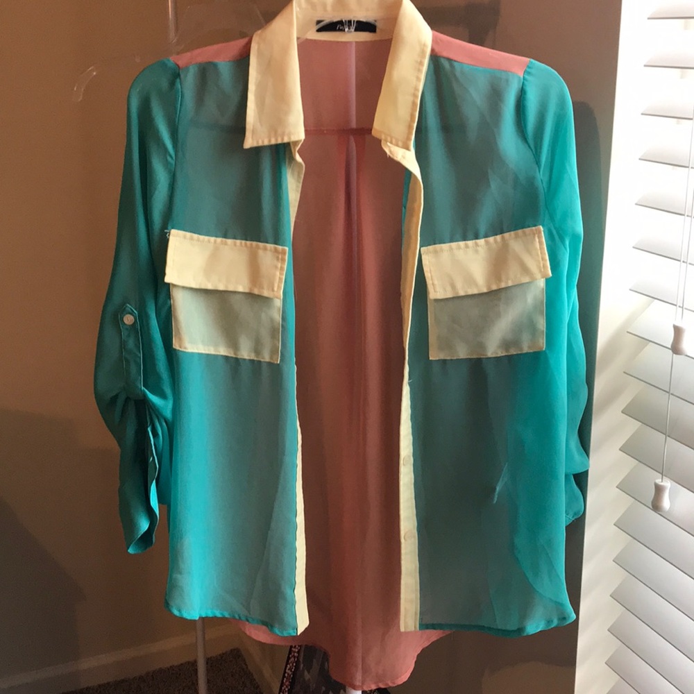 Sheer blouse
